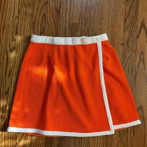 SOLD SOLD SOLD Orange wrap mini skirt
